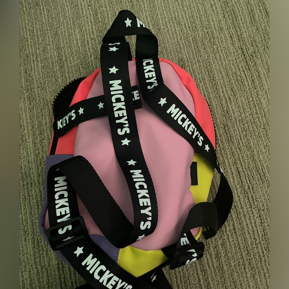 Zara Mini Mickey Mouse Disney Backpack - image 8